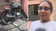 Breña: vecinos quemaron moto de una joven en presunto acto de xenofobia
