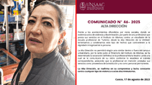 Separan a docente que agredió a estudiante de la Universidad Nacional San Antonio Abad del Cusco