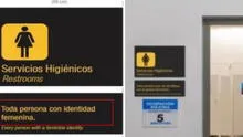 Arpto. Jorge Chávez: Ositrán pidió a LAP retirar carteles inclusivos de baños por generar "confusión"