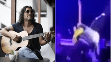 Marcello Motta, vocalista de Amén, sufre fuerte caída EN VIVO durante show en La Libertad