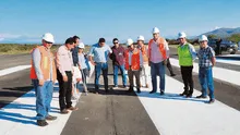Cajamarca: supervisan trabajos en pista de aterrizaje de aeropuerto de Jaén