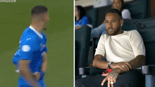 La fría reacción de Neymar tras el gol del Al-Hilal por la Liga de Arabia Saudita