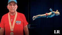 Tiene 70 años, pidió apoyo para competir en Mundial de Natación y ganó el oro: Jorge Zegarra y su historia