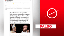 Es falso que el papa Francisco "justificó a los pedófilos" o dijo que "Dios los creó por una razón"