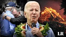 Biden promete ayuda a Hawái tras devastadores incendios: “Haremos lo posible para que se recuperen”