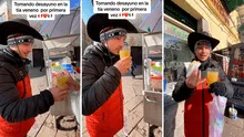 Italiano viaja al Cuzco y queda fascinado al probar por primera vez quinua caliente: “Muy buena”