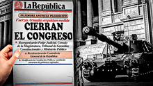 La histórica portada de La República tras el autogolpe del 5 de abril