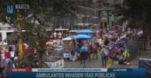 Gamarra: ambulantes invaden uno de los ingresos vehiculares del emporio comercial