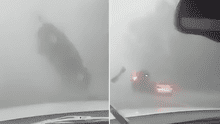 Impactantes imágenes de un tornado que hace volar un carro: 2 personas resultaron heridas