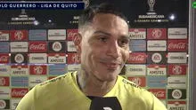 Paolo Guerrero feliz por la clasificación de LDU y ya piensa en Perú: "Se viene la selección"