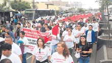Comerciantes de Gamarra marchan pidiendo mayor seguridad y el fin de mafias