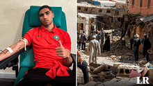 Achraf Hakimi y la selección de Marruecos donan sangre para las víctimas del devastador terremoto