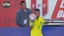 'Joya' de Alianza Lima le escondió el balón a Neymar y el '10' tuvo una peculiar reacción