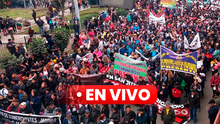 Protesta de ciudadanos de SJL EN VIVO: manifestantes llegan a exteriores del Congreso