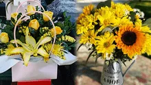 ¿Cuál es el costo de las flores amarillas en mercados de Arequipa?