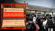 Clausuran facultad de la Universidad de San Martín de Porres por infringir normas municipales