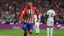 Con doblete de Álvaro Morata, Atlético de Madrid le ganó 3-1 al Real Madrid por LaLiga EA Sports