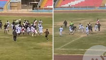 Partido de Copa Perú en Pisco terminó en pelea campal entre jugadores