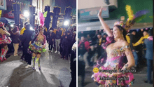 Rosángela Espinoza y Michelle Soifer deleitaron en pasacalle de Virgen de las Mercedes en Puno