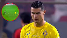 ¡A lo Beto da Silva! Cristiano Ronaldo falló gol con Al-Nassr tras mandar la pelota al palo