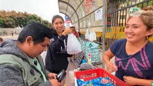 Youtubers peruanos prueban menú económico fuera de la UNMSM y sorprenden en REDES: “más de 3 postres”