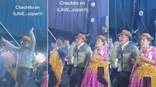 Chechito cantó y cautivó a los invitados de una festividad en Puno: “¡Qué dice el frío!”