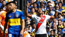 River Plate venció 2-0 a Boca Juniors con goles de Salomón Rondón y Enzo Díaz