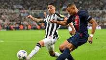 Con gol de Miguel Almirón, Newcastle aplastó por 4-1 al PSG de Kylian Mbappé en Champions League