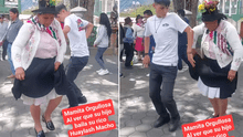 Joven llega a su pueblo en Huancavelica para bailar con su madre: “No olvidó sus raíces”
