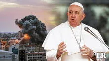 Papa Francisco pide el fin de ataques en Israel: "El terrorismo y la guerra no llevan a ninguna solución"