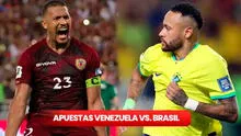Apuestas del Venezuela vs. Brasil HOY: ¿cuánto paga el triunfo de la Vinotinto por las Eliminatorias?