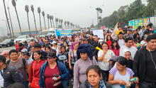 Familias de asentamientos humanos de VMT protestan por falta de agua y alcantarillado