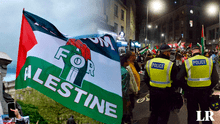 Reino Unido ordena a la Policía considerar "ofensa criminal" ondear la bandera de Palestina