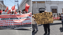 Arequipa: diversos gremios salen a protestar contra Dina Boluarte y el Congreso