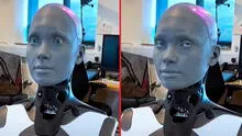 Ameca, el robot más avanzado del mundo, cuenta un extraño chiste a su creador y se hace viral