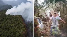 Incendio en San Martín ya consumió 30 hectáreas de área natural Cordillera Escalera