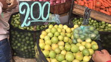 Precio del limón en Trujillo: cítrico bajo notablemente en mercado mayorista La Hermelinda