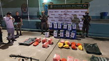 Vraem: decomisan casi media tonelada de cocaína a una mafia internacional del narcotráfico