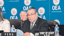 Representante de Perú ante OEA:  el tema de la JNJ tiene impacto en el escenario internacional