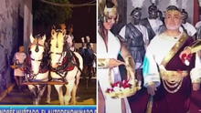 Andrés Hurtado llegó en carruaje jalado por caballos a gala final de 'La casa de Magaly'