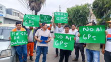 Transportistas de Trujillo acataron protesta contra Osinergmin