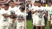 Edison Flores le 'quitó' el premio a mejor jugador a Piero Quispe y lo celebró como suyo