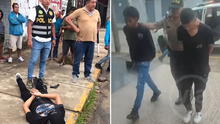 Vecinos frustran asalto a mano armada y detienen a delincuente en San Martín