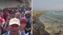 Cercado de Lima: pescadores afectados por derrame de Repsol exigen cumplimiento de contrato