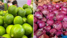 Limón y cebolla continúan bajando: ¿a cuánto se vendió hoy el kilogramo en los mercados de Lima?