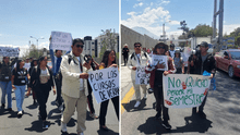 ¡Quieren estudiar! Alumnos de la UNSA marchan para exigir cese de huelga de docentes