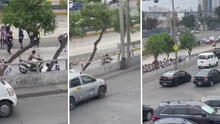 Hincha de Alianza Lima roba moto a la Policía horas antes del partido contra Universitario