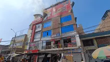 Trujillo: 6 personas quedaron atrapadas tras fuerte incendio en galería comercial