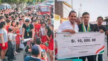 ¡Hijo predilecto! Medallista de oro Hugo Ruiz recibió S/10.000 tras reconocimiento en Piura