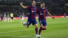 Barcelona ganó 2-1 a Alavés con goles de Lewandowski por LaLiga de España